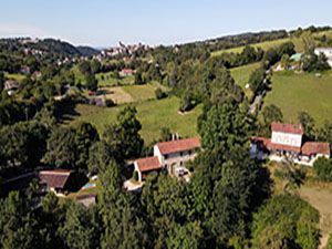 View of the farm to Asprieres